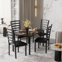 MILAN BLACK GLASS SET
