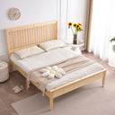 PINE SPINDLE BED