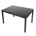 MILAN TABLE GLASS BLACK