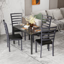 MILAN BLACK GLASS SET