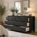 PINE WASH DOUBLE DRESSER