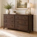 PINE WASH DOUBLE DRESSER