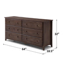 PINE WASH DOUBLE DRESSER