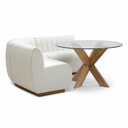 NOOK SET - GLASS TABLE