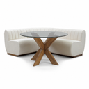 NOOK SET - GLASS TABLE