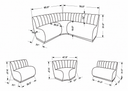 NOOK SET - GLASS TABLE
