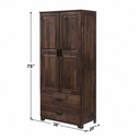 PINE CABINET RAISED DOORS
