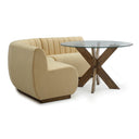 NOOK SET - GLASS TABLE