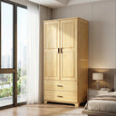 PINE CLOSET RAISED DOORS