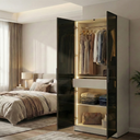 GLASS DOOR CLOSET